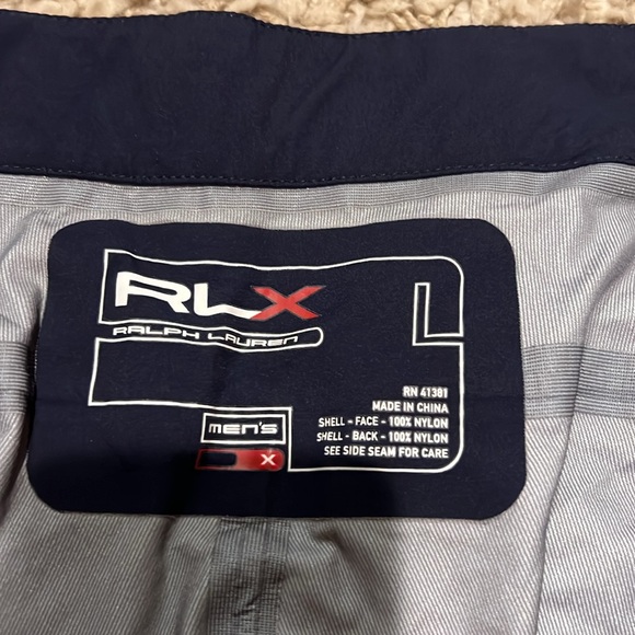 RLX Ralph Lauren Men’s Navy Blue Golf Rain Jacket & Pants Set Size Large - Picture 11 of 14